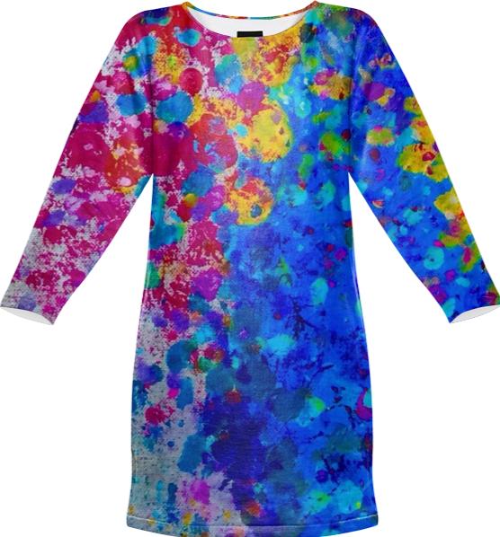 Impressionist sweat dress