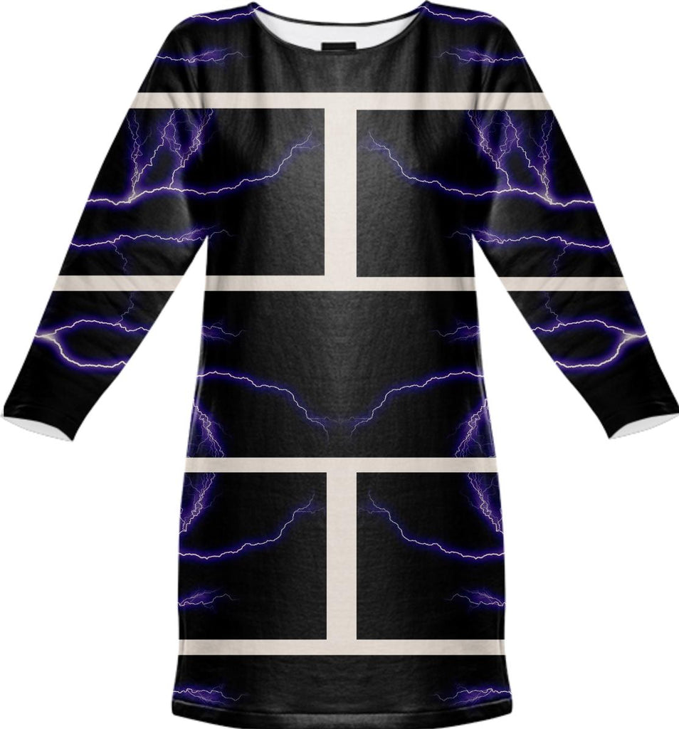 lightnng scratch sweaterdresss
