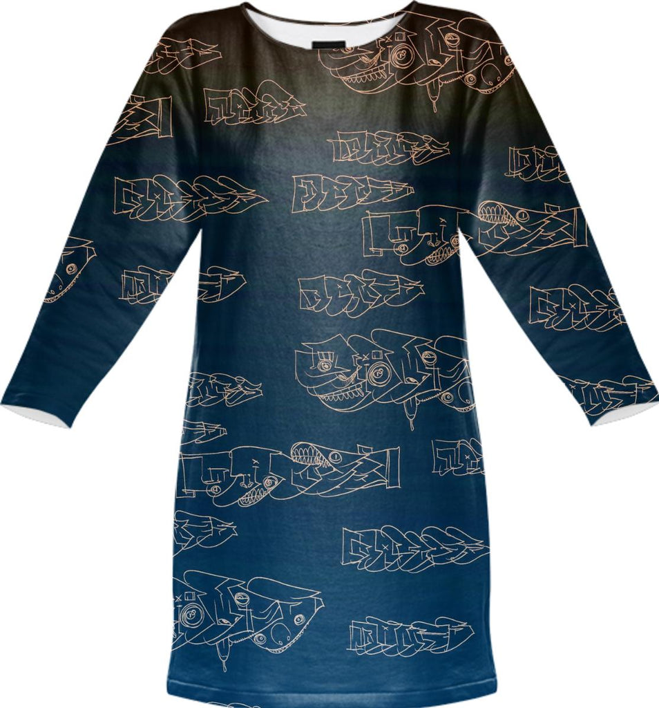 Names Chill Sweatshirt Dress