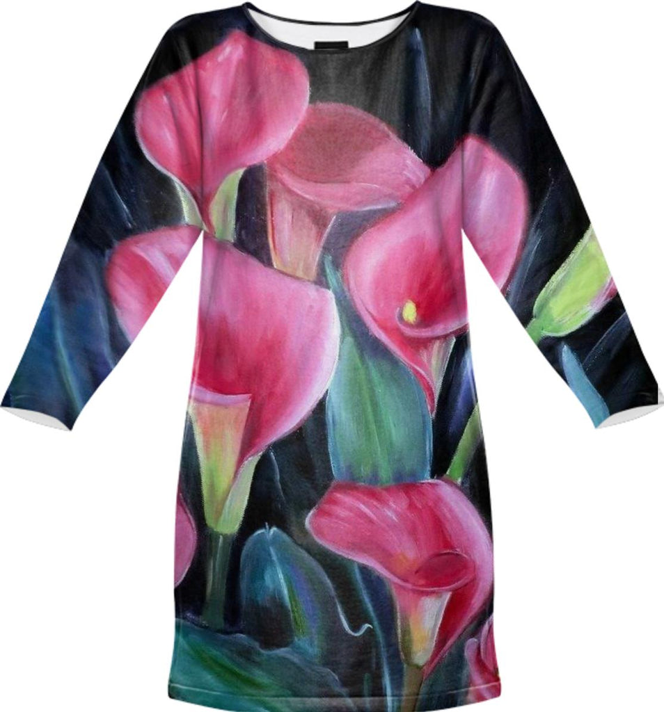 PINK CALLA LILIES by Derek Rutt