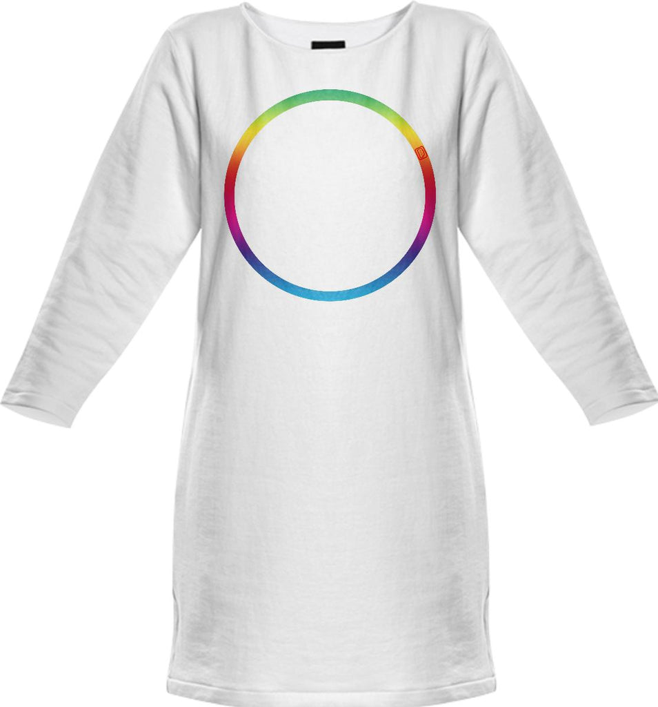 Rainbow Ring Sweatshirt Dress by Ben Phen