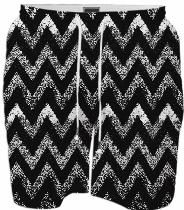 black and white chevron