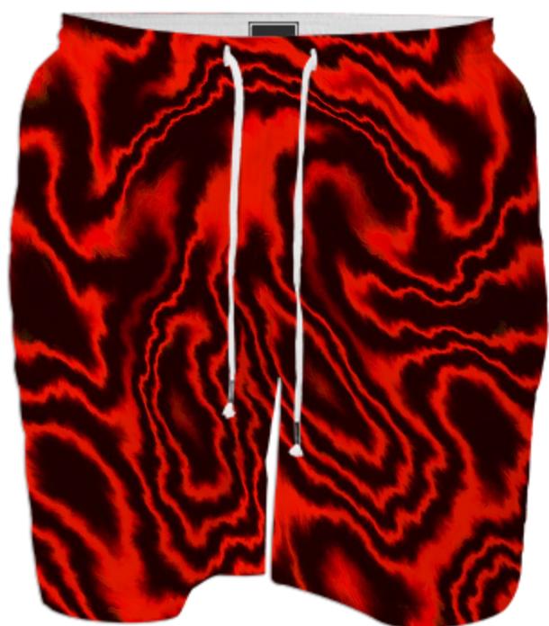 Crazy abstract feelings red