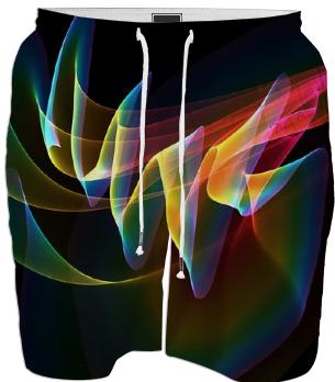 Northern Lights Abstract Fractal Rainbow Aurora