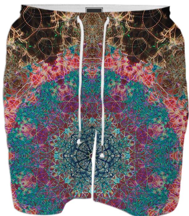 POI FLOWER SWIM TRUNKS