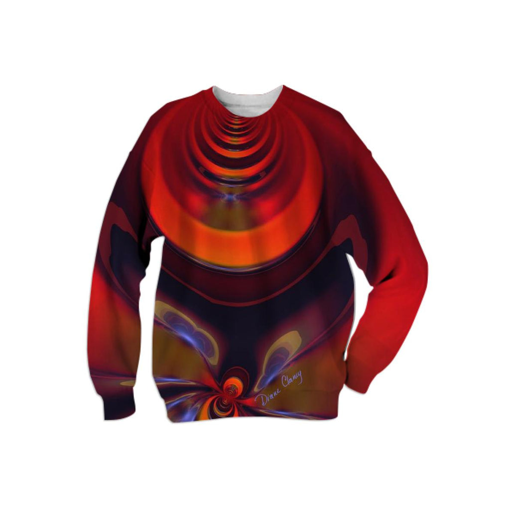 Amber Goddess Abstract Orange and Gold Passion