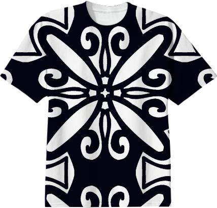 Black and White Pattern TShirt