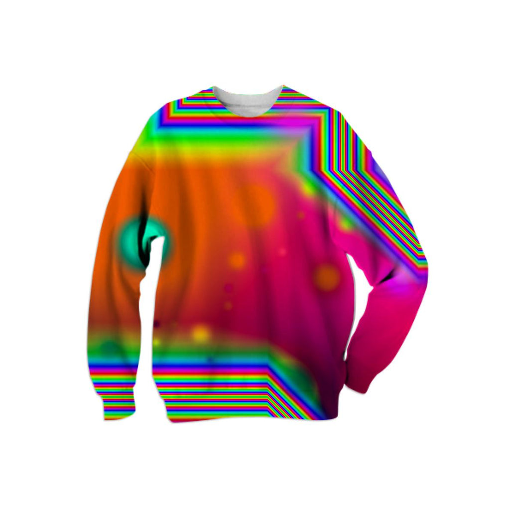 Crossroads of Awakening Abstract Rainbow Doorway