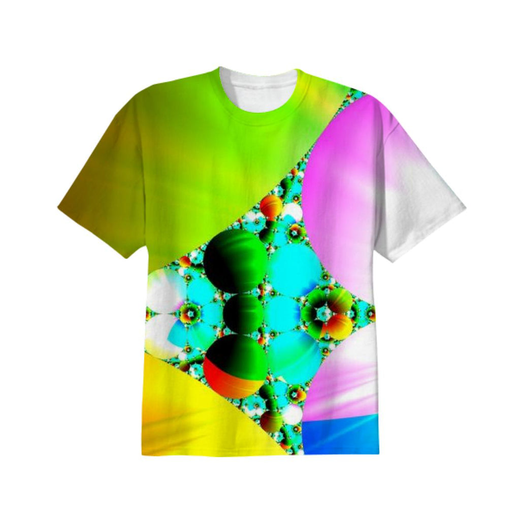 Crystal Sunrise Abstract Fractal Rainbow