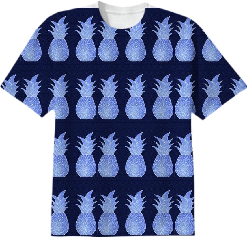 Dark Blue PineappleTShirt