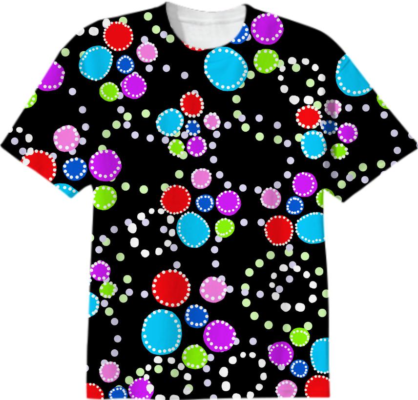 delighful geometric polka dots