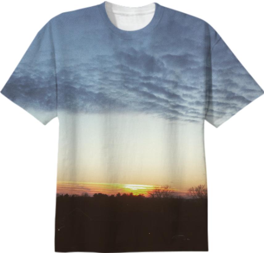 Early Evening Sunset Tee