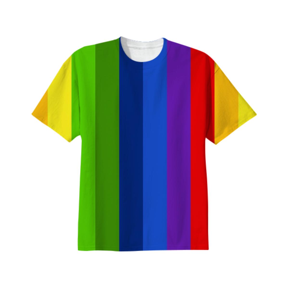 Gay Pride Rainbow Tee - Main Image