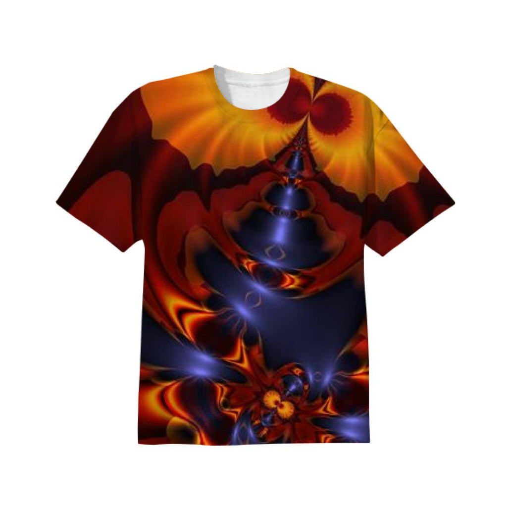 Golden Eyes Abstract Amethyst Amber Enchantment