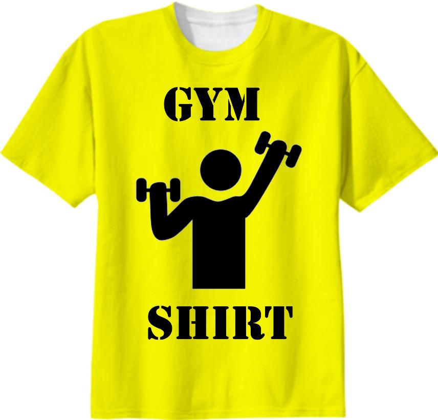 Gym Shirt Yellow