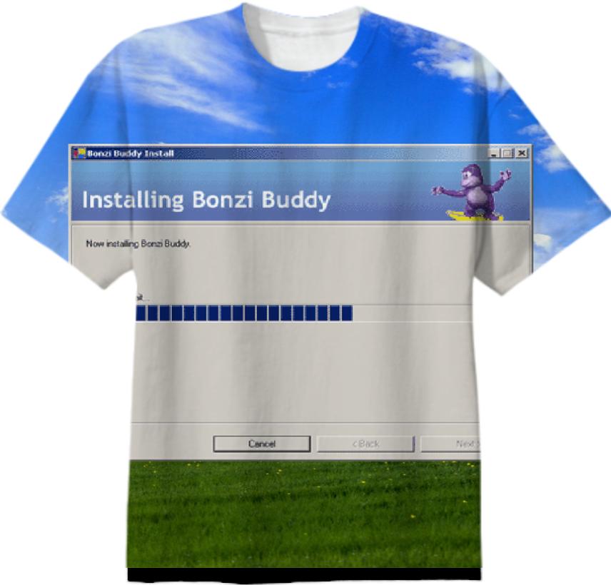 Bonzi Buddy Vaporwave (BonziBuddy) - Bonzibuddy - Long Sleeve T