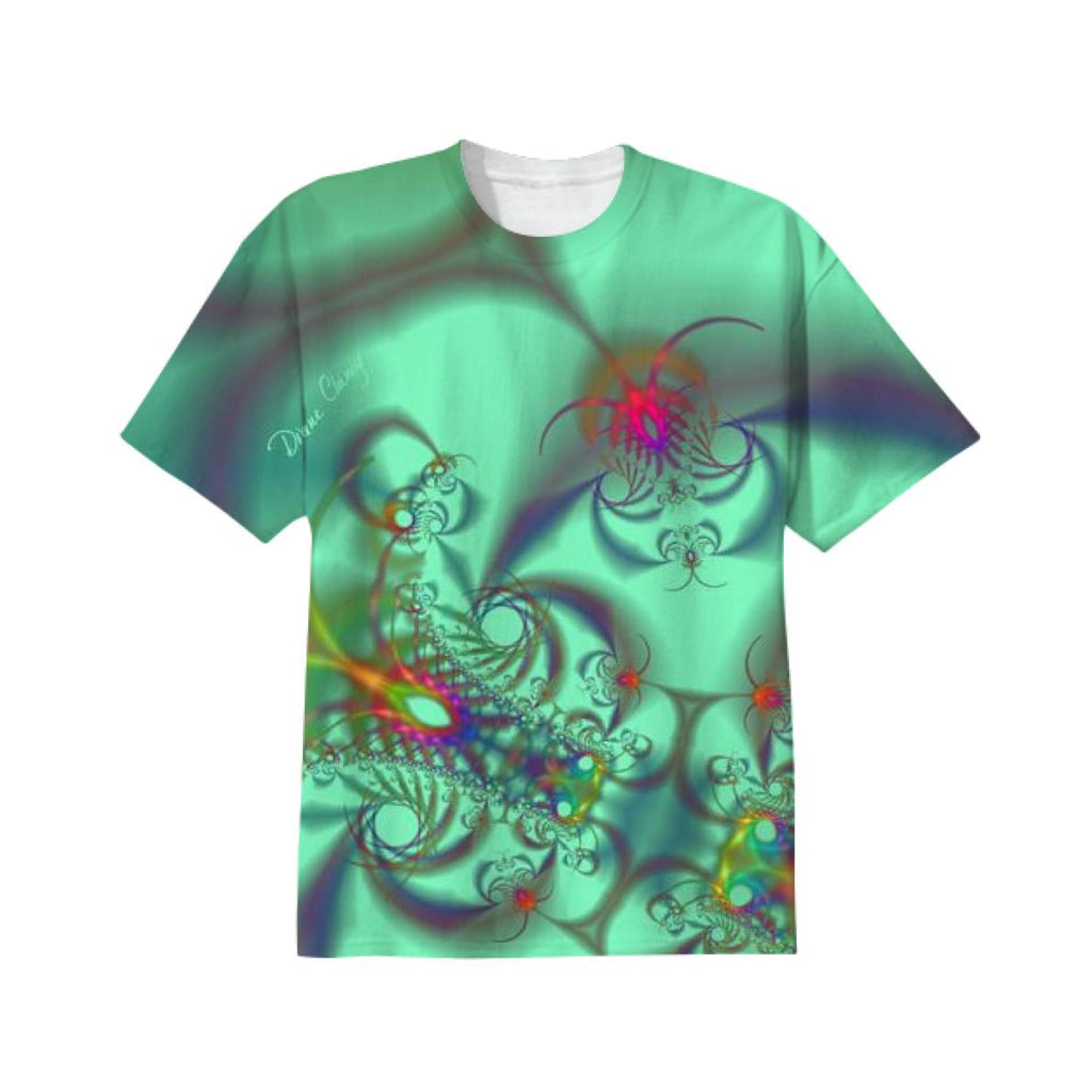 Jeweled Staircase Golden Emerald Kaleidoscope