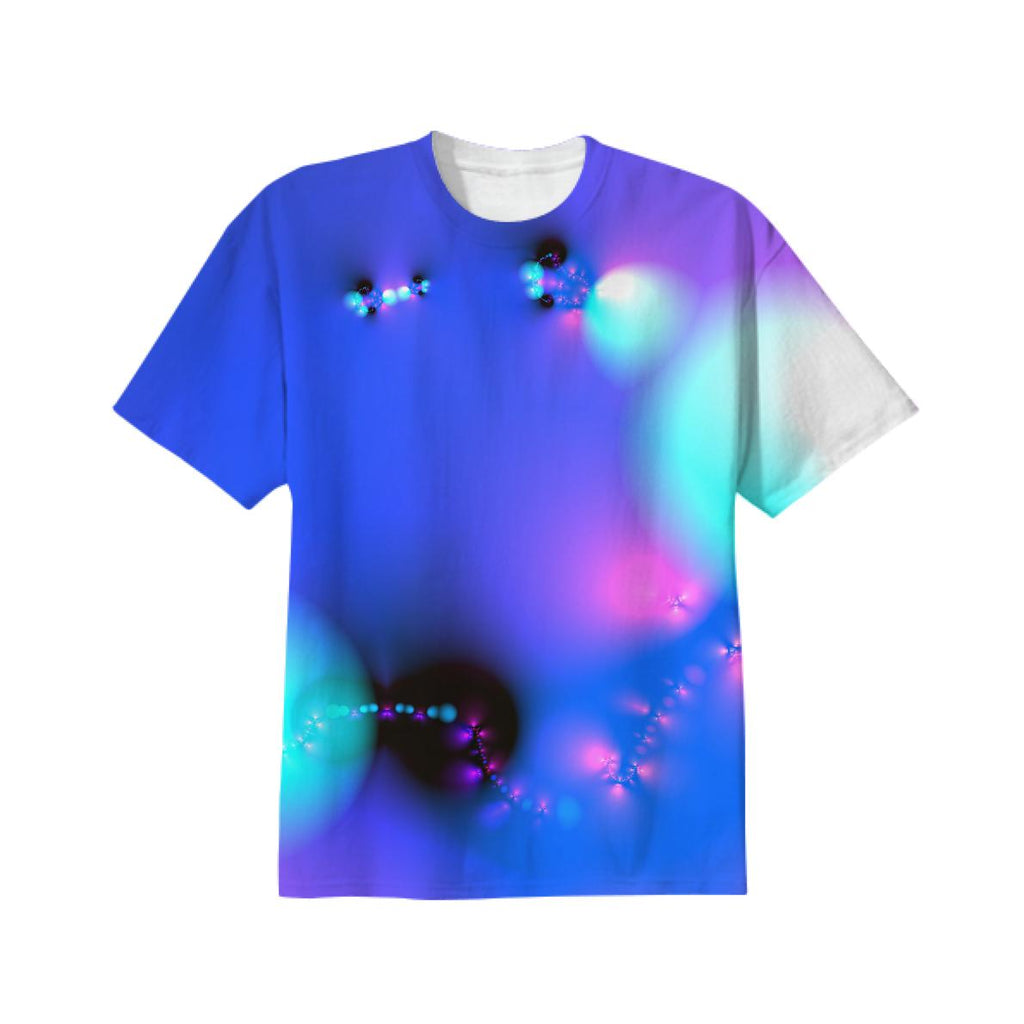 Love in Action Pink Purple Blue Abstract Heartbeat