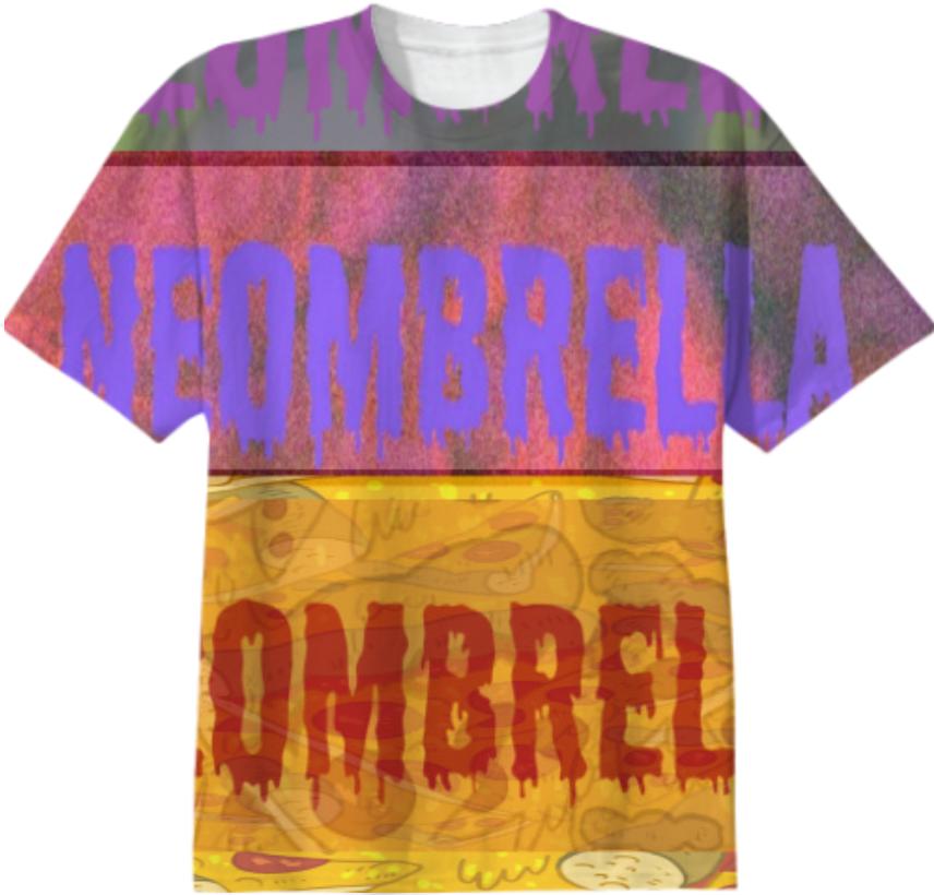 Neombrella panel t shirt