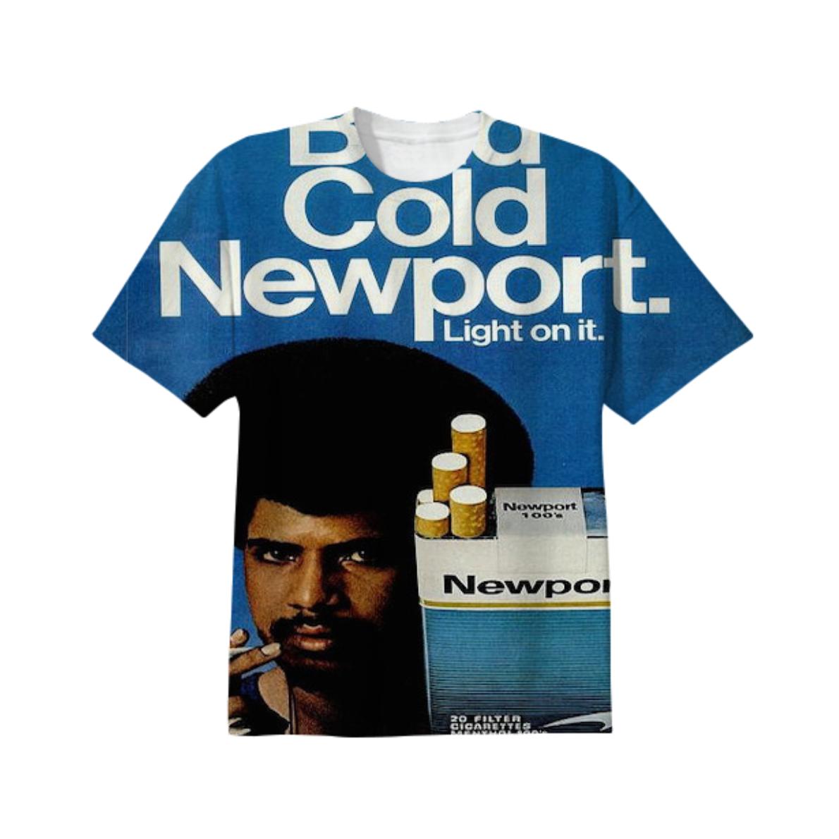 newport cigarette shirt NewPort 100