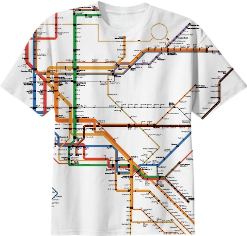 NYC tube map