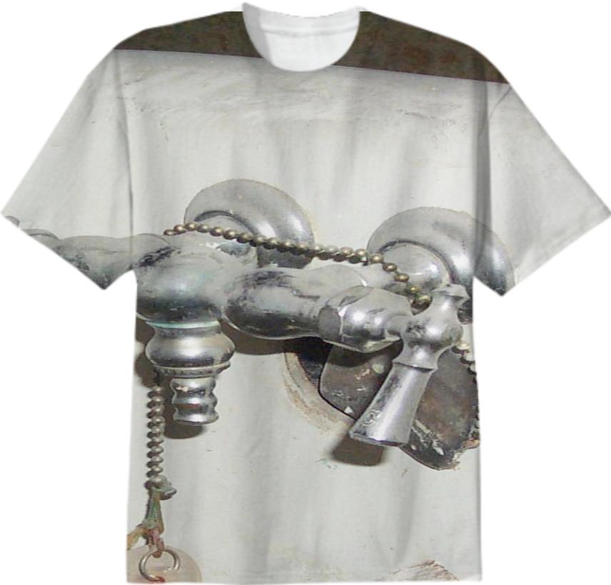 Old tub faucet t shirt