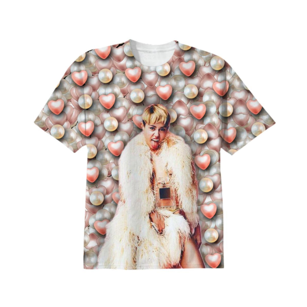 Miley Pearls T Shirt
