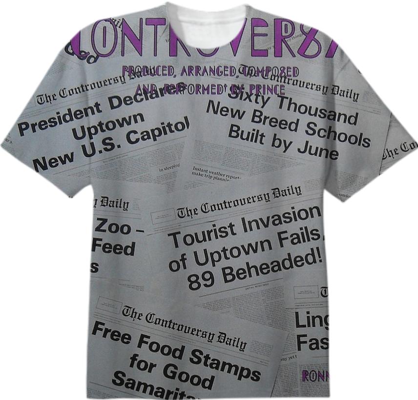 Prince Controversy Back Cover Sweatshirt