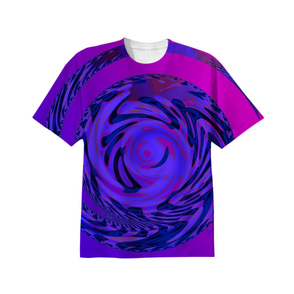 Rose Indigo Spiral Outward into the Cosmos