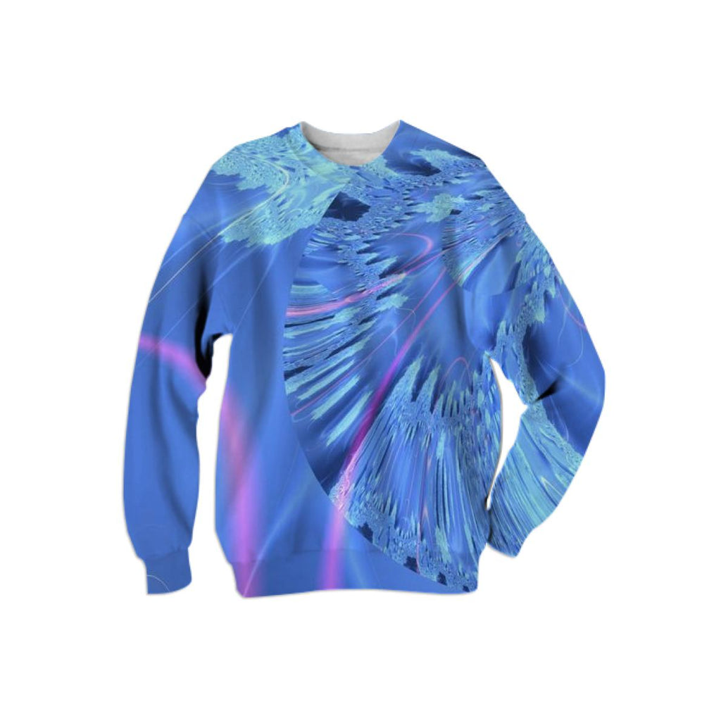 Sapphire Satin Explosion of Cosmic Color Pink Ribbon