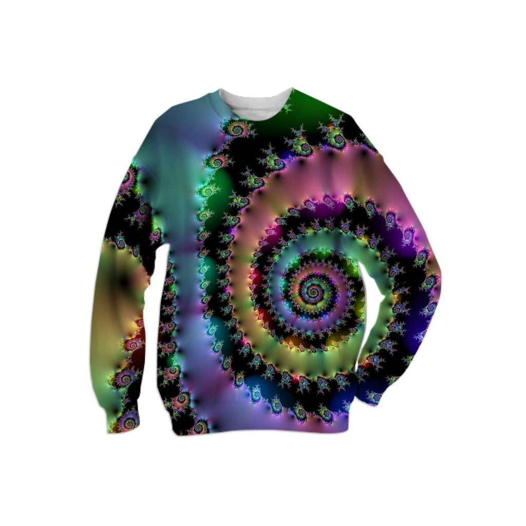 Satin Rainbow Spiral Curves Through the Cosmos