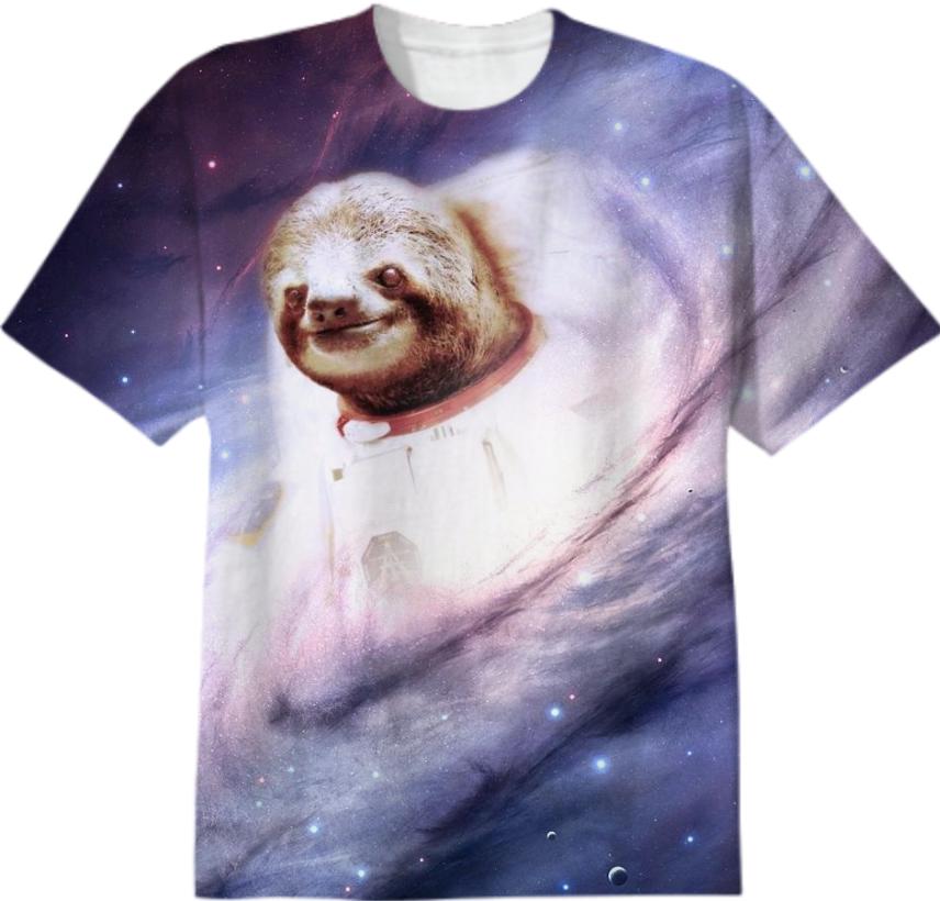Sloth In Space Shirt