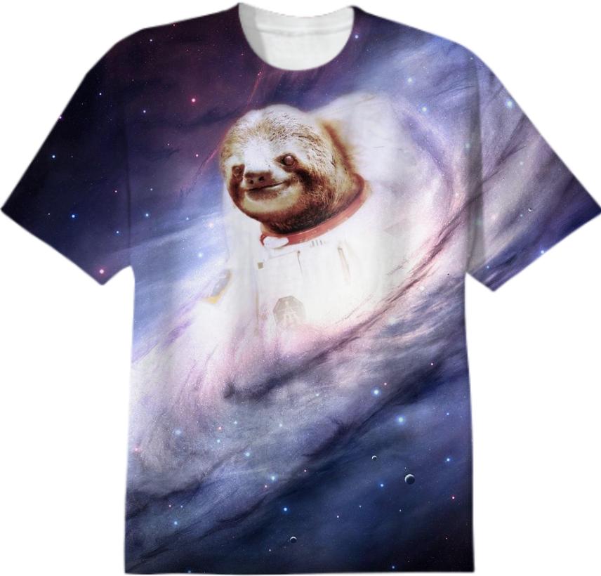 Space Sloth T Shirt