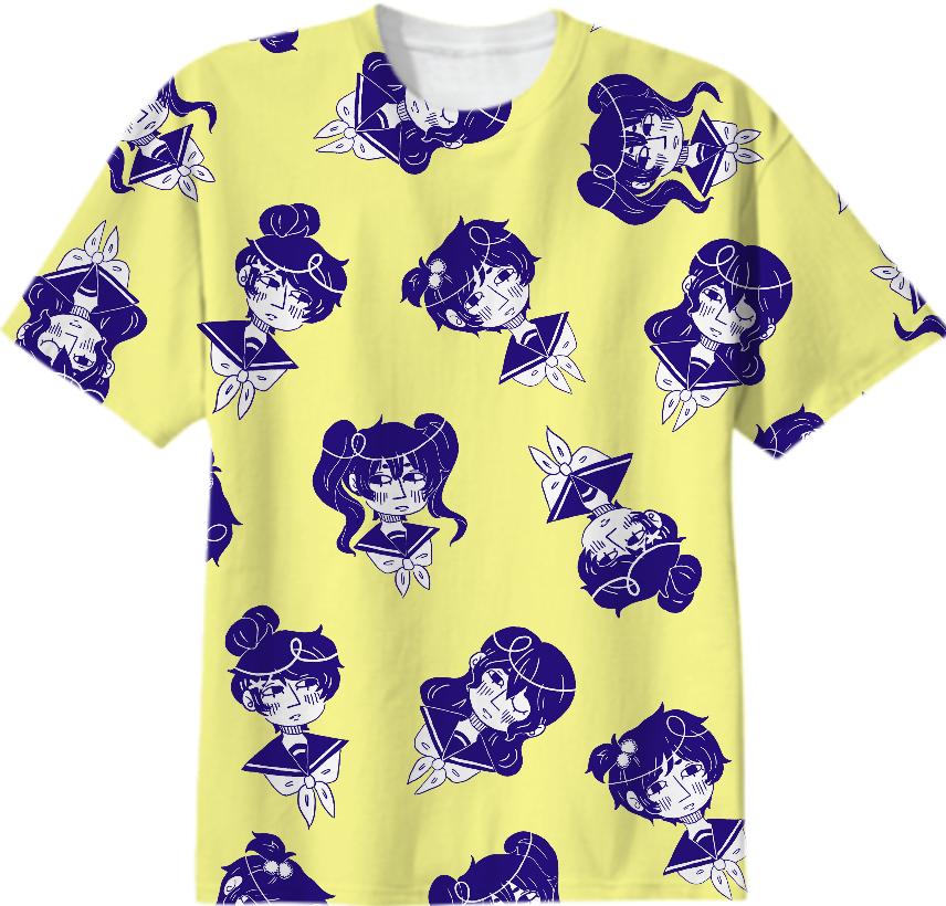 SPRING TIME SCHOOL GIRLS YELLOW