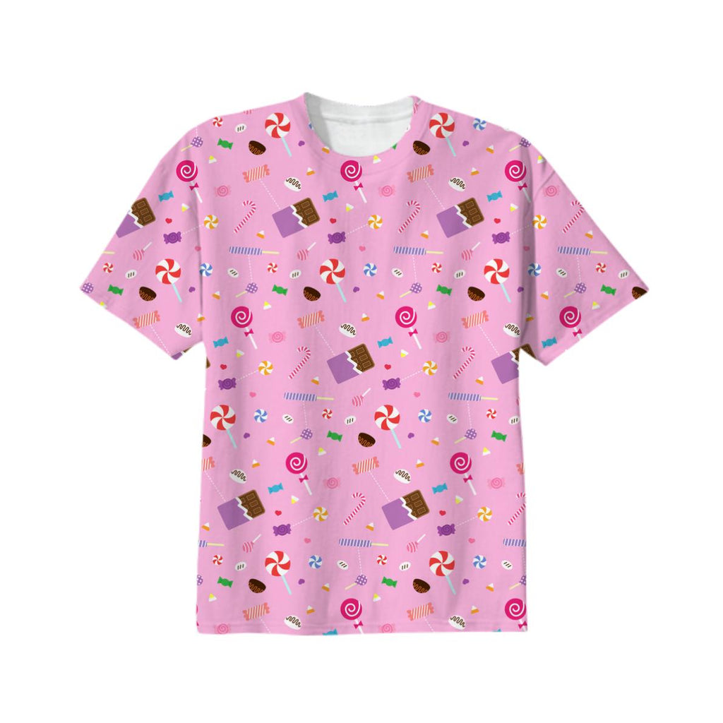 Sweet Pink Girly Candy Theme Pattern