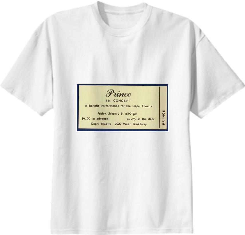 Prince In Concert T Shirt