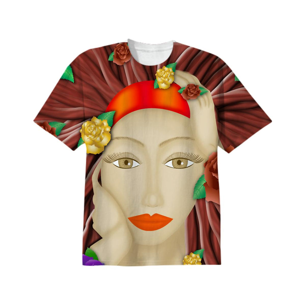 T Shirt Lady and roses