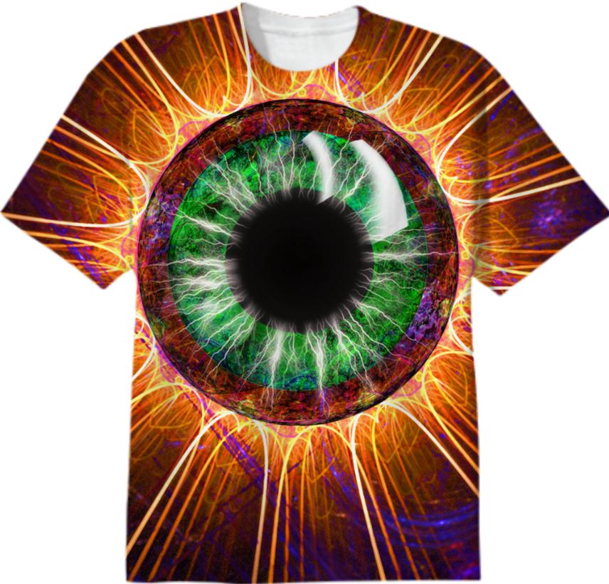 Tesla s Other Eye Fractal Design T Shirt