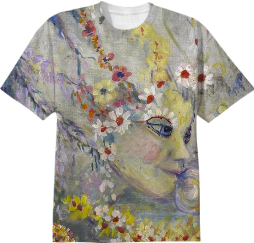 The Lady in the Waterfall Tee