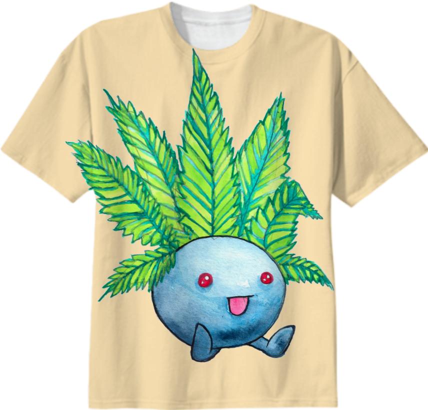 Pokemon Eevee Smokemon Funny Weed Smoking Parody T Shirt