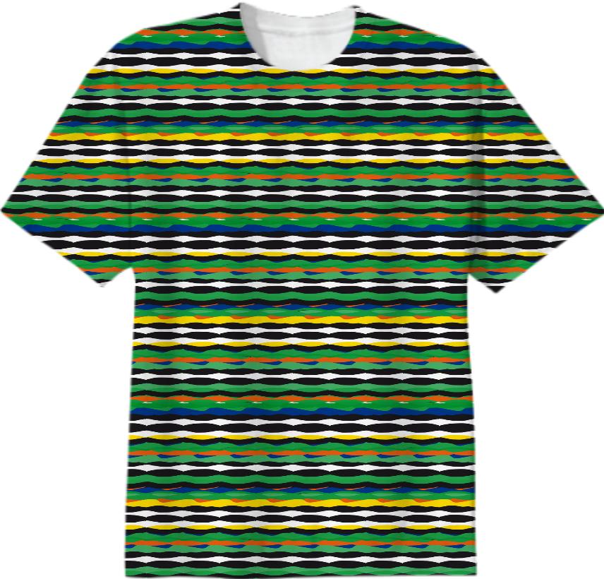 Tropical Stripes T shirt