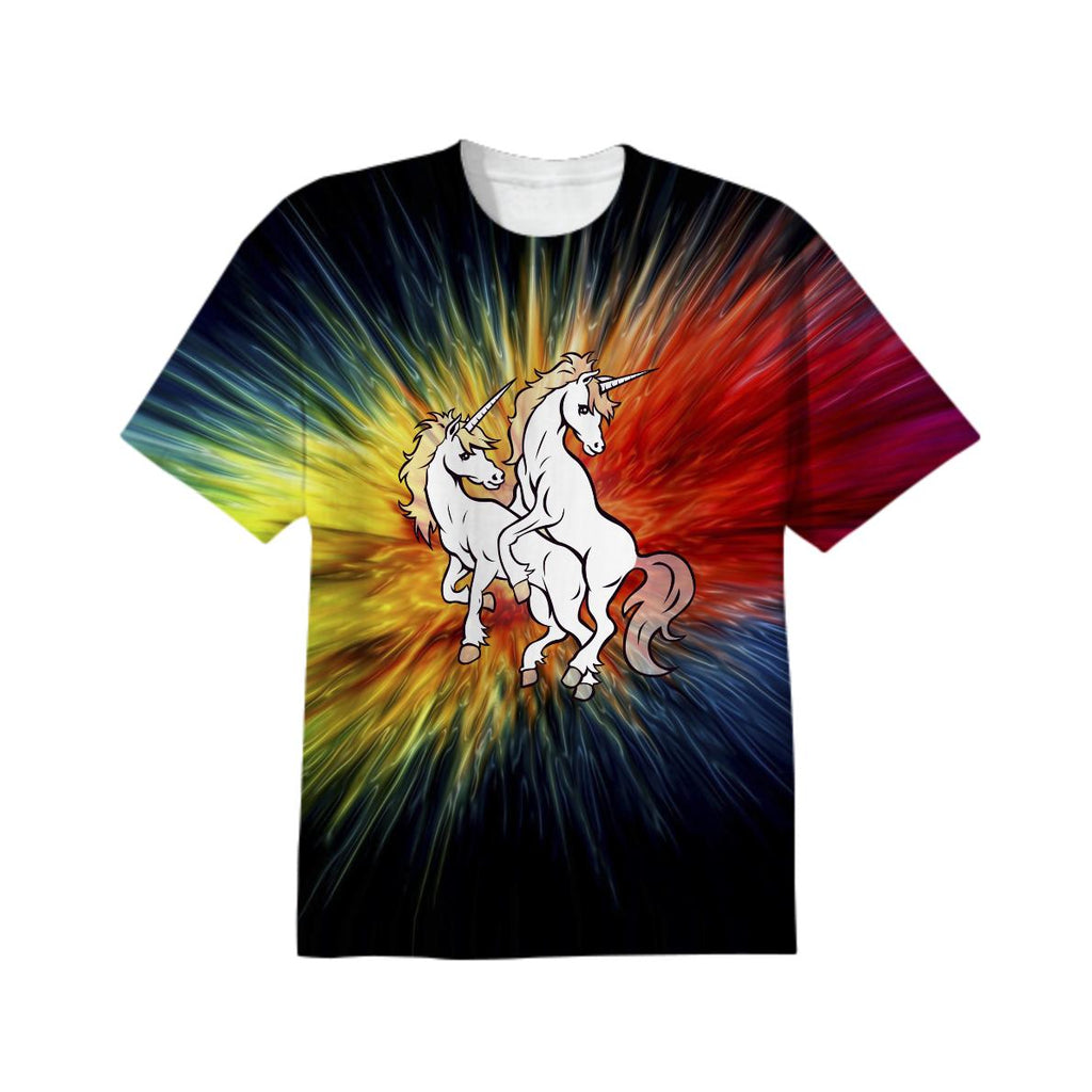 Unified Unicorn Plasma Sunburst T Shirt