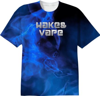 Wake Vape Blue Smoke Tshirts