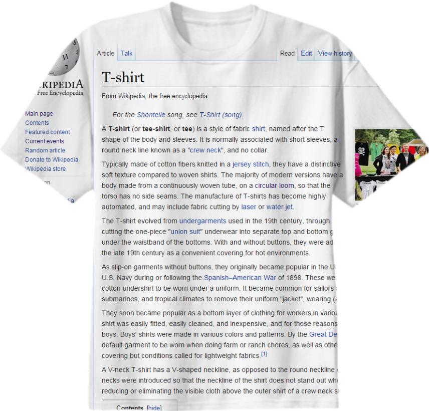 Wikipedia T Shirt T Shirt