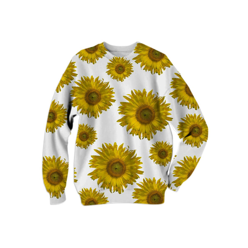Yellow Scattered Sunflowers Sweatshirt