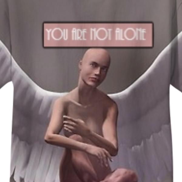 YOU ARE NOT ALONE ANGEL T SHIRT