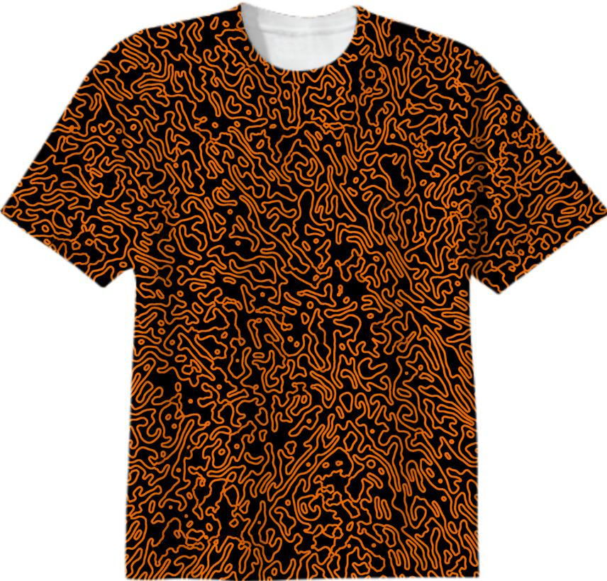 Zebra Camo Orange Black
