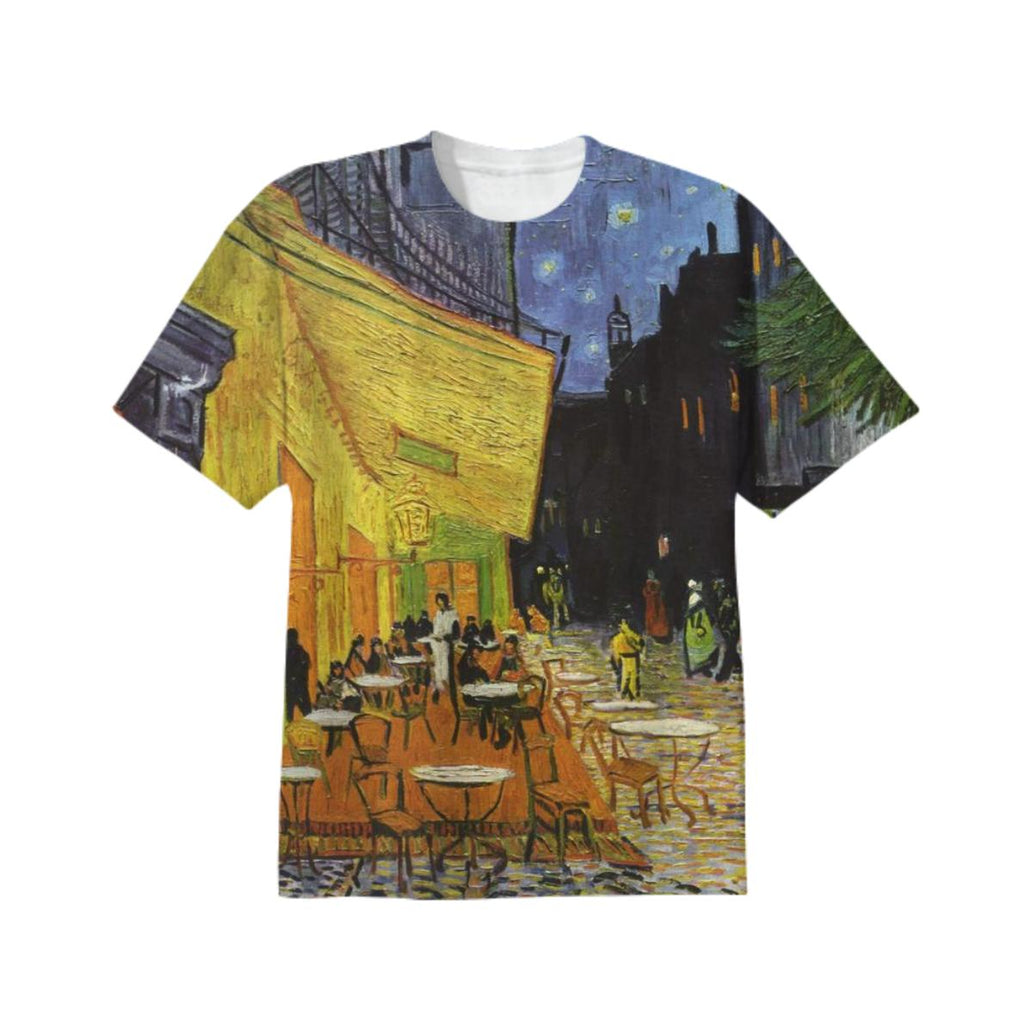 CAFE TERRACE AT NIGHT T SHIRT