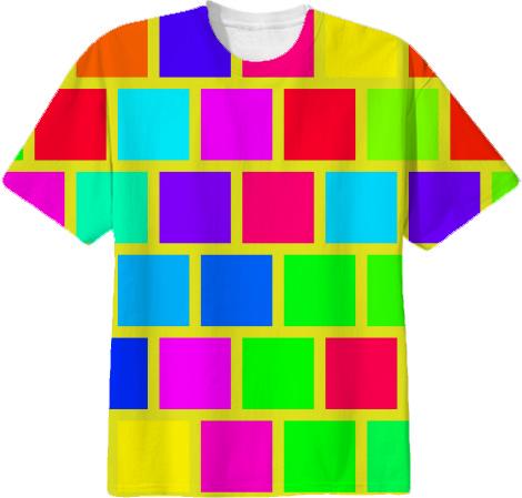 Colorful squares pattern