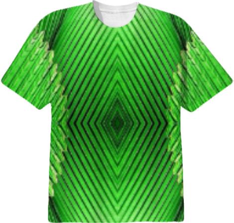 Green Exotic Palm T Shirt